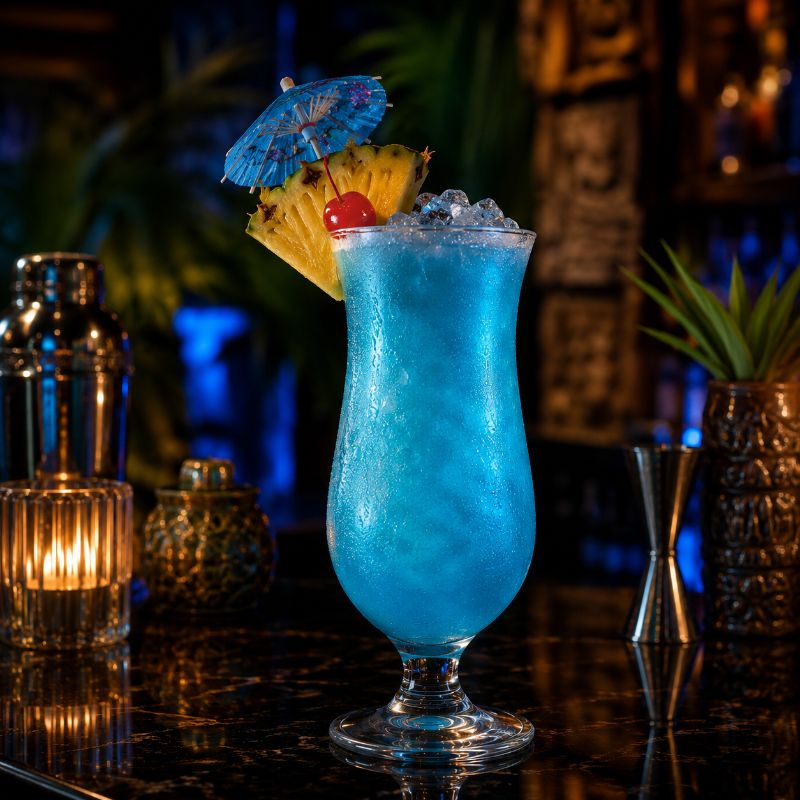 Blue Hawaiian cocktail
