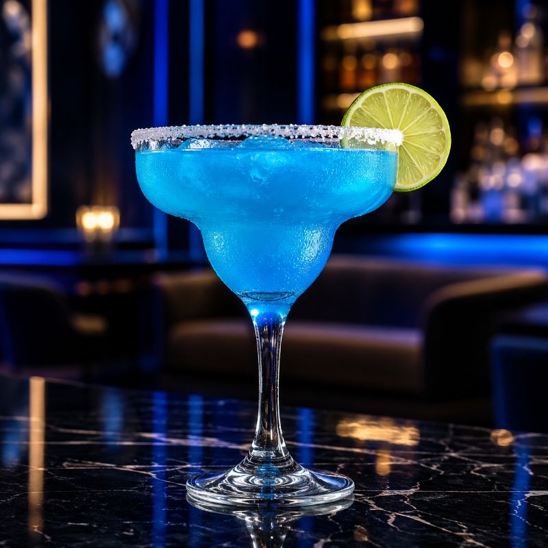 Blue Margarita cocktail