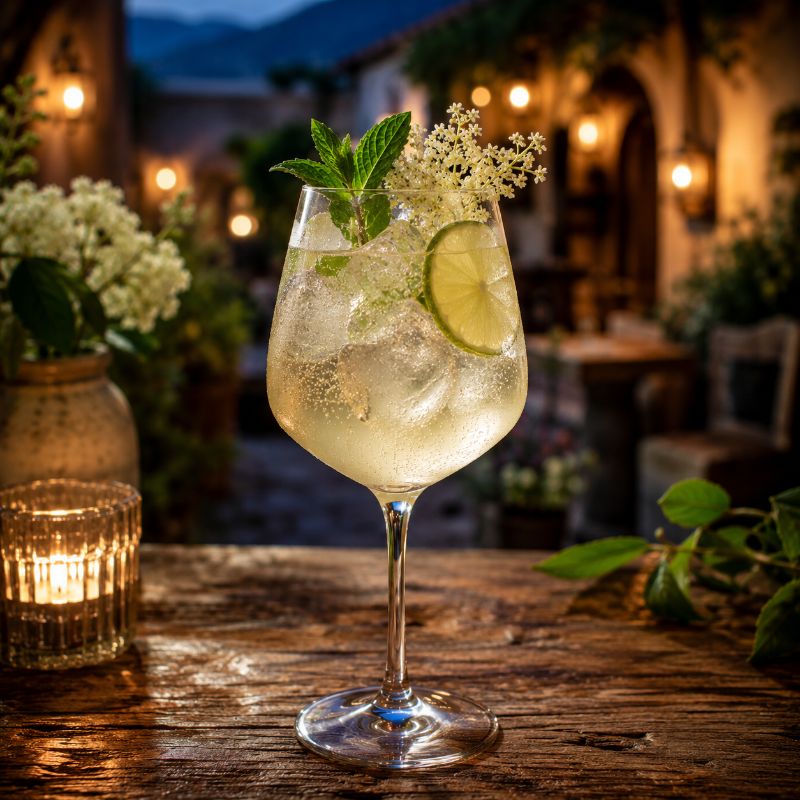 Hugo Spritz cocktail