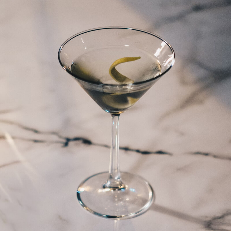 Martini cocktail